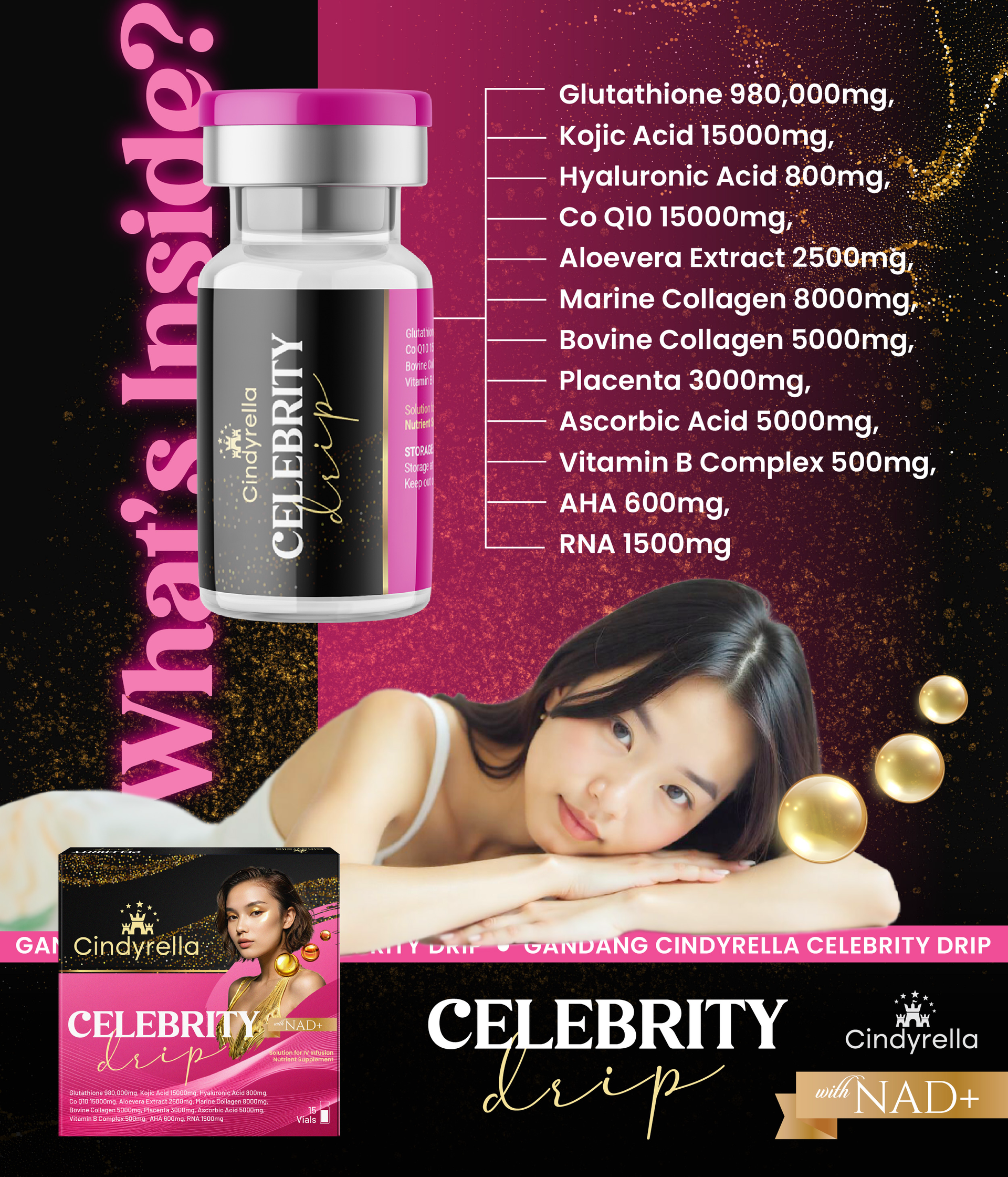 CELEBRITY DRIP (15 VIALS) – Cindyrella Drip